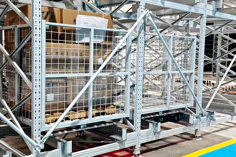 立库金属托盘箱